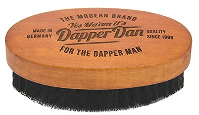 Dapper Dan Ovale Haar- und Bartbürste, Größe M, mittelgroß
