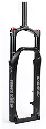 Jejy Schnee Strand XC Mountainbike 26 X 4,0 Zoll Fahrrad Reifen Luft Fette Gabel Federgabel 135mm Federweg Federinnendurchmesser: 34mm (Color : Black, Size : 26)