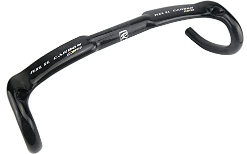 ‎RXL SL road bike handlebars，3K Glossy carbon handlebars road bike 440 drop handlebars aero road bike handlebar bike components & parts Cycling Bent Bar Carbon Road Bars