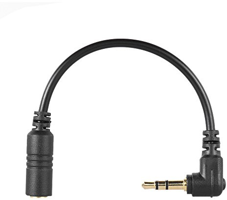 Andoer Adapter für Mikrofon, Kabel, Smartphone, Handy, Mikrofon für PC, Computer, DSLR-Kamera-Adapter