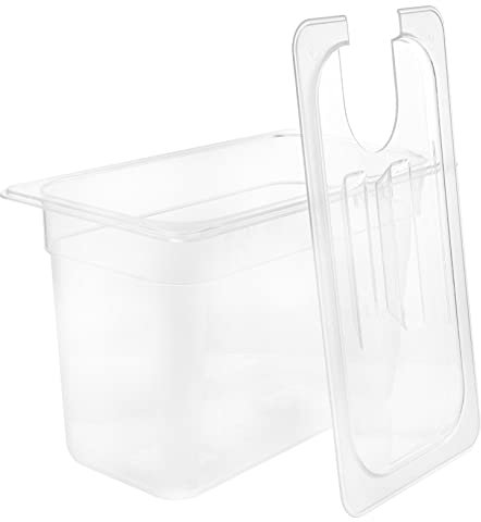 Anneome Récipient de Cuisson à Basse Température en PC 6l pour Thermoplongeur Cuisson sous Vide, Boîte de Rangement Ménagère Transparente pour Usage Domestique