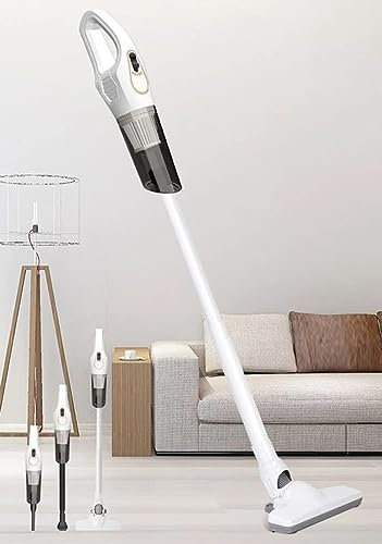 Aspirapolvere Senza Fili Potente 12kPa, Scopa Elettrica Autonomia 30 Minuti, Tecnologia ciclonica, Senza Sacco, Multi Accessori, Filtro Spazzola Elettrica per Pavimenti duri e Peli Animali