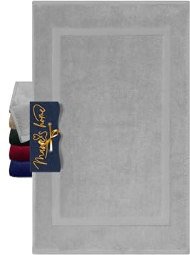 Marie´s Home Duschmatta klassisk för dusch, badkar och WC 1612,2351, 50 x 80 cm, silver