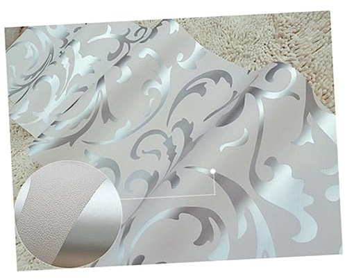 BESTonZON fond d'écran papier peint salle de bain papier peint damassé victorien 3d Style européen rouleau de
