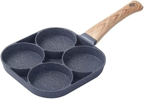 MYVVKIA Poêle à Frire Multifonction pour Omelette et œufs, Petit déjeuner, Burger, Hamburger, cuiseur à Steak, crêpière avec poignée, Wok