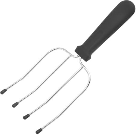 COMFOLIVING Forchetta da barbecue, forchetta per carne, accessori per barbecue, utensili da campeggio antiscivolo, forchette per girarrosto per barbecue
