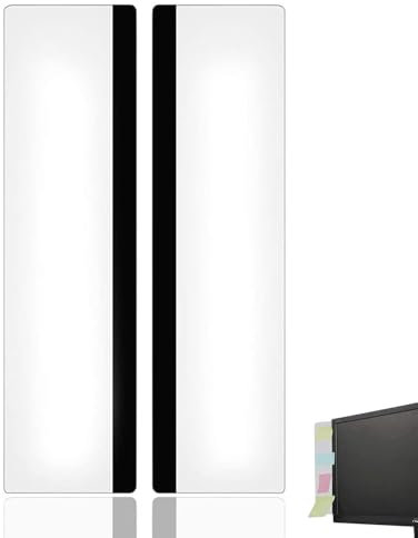 KGDUYC 2 Stück Memoboard für Monitore – für Schreibtischmonitor, Memoboard, Message Board, Bürobedarf für Männer und Frauen, Monitor-Memoboards, Seitenwand