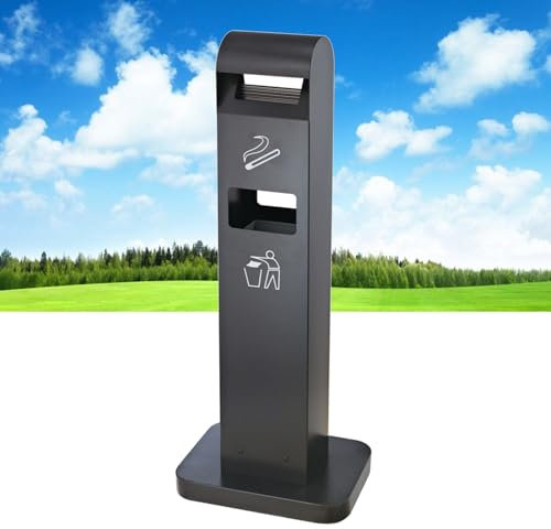 SSLW Outdoor Standaschenbecher Aschenbecher, Abfallbehälter, Mülleimer Für Garten, Hinterhof, Zuhause, Büro, Restaurant, Innenbereich