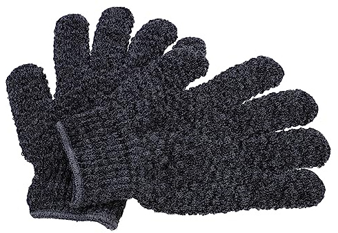 Healeved 3pairs Shower Scrub Gloves Exfoliating Bath Gloves Body Peeling Mitts Suitable for Skin Types