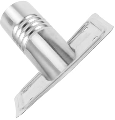 TOGEVAL Broom Handle Adapter Kit Stainless Steel 1 Inch Threaded End Connector Broom Handle Extension Adapter Compatible with Telescopic Rods for Household Cleaning