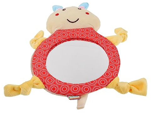 Vaguelly Mirror for Car Rear Facing Boy Girl Bee Mirror Toys Wide Angle No Assembly Needed