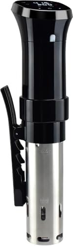 Cocina Sous Vide, circulador de inmersión de 1100 W para máquina Sous Vide, con pantalla táctil, control preciso de temperatura, cocina de precisión, perfecta para comidas tiernas y jugosas (negro)