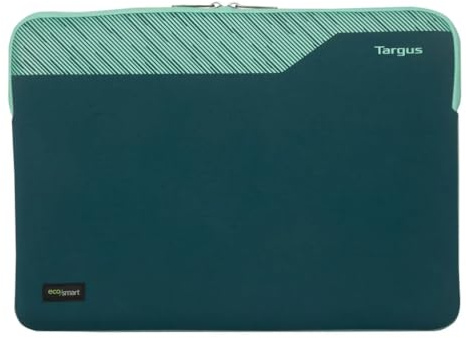 Targus Pulse 15-16 Laptop Sleeve – Green | Slim Protective Case for MacBook, Chromebook, Ultrabook & Notebook, Lightweight, Water-Resistant, Shock-Absorbing, Travel-Friendly, Durable Laptop Bag