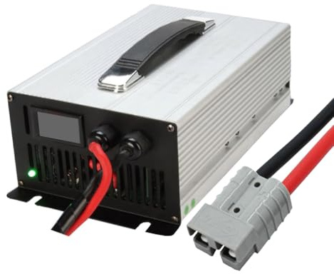 HYDTGZ Chargeur de Batterie 24 V pour Chariot Élévateur avec Connecteur Anderson 50 A/120 A/175 A/350 A pour Gerbeur Électrique, Balayeuse Électrique et Chariot Élévateur Électrique,24v 40a,350A