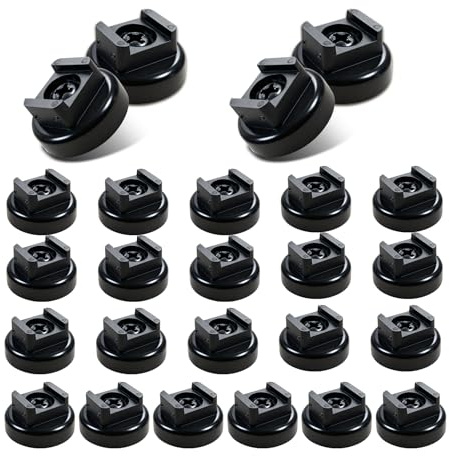 Magnetic Cable Zip Tie Mounts, 25pcs Magnetic Cables Organiser Clips, 20mm Multipurpose Cable Holder, White Wire Cables Holder for Cable Wire Organization