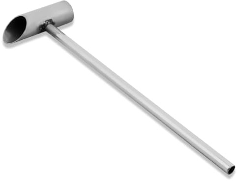 Cucchiaio da zucchero in acciaio inossidabile da 29 cm, cucchiaio di ricambio per macchina marshmallow per zucchero filato, strumento fare macaron, cucina domestica, dessert, torta