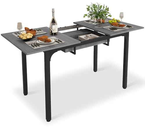 ARTETHYS Extendable Dining Table, 110-150cm Kitchen Tables for 4-6 Seater