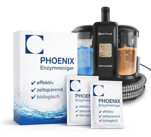 Tandprotesrengörare 250 g (12,5 l) enzymrenare våtdammsugare komplett sats granulatkoncentrat proteser tandvård implantate klämmor aligner retainer bite skena Protease | PHOENIX enzymrenare