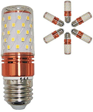 Chao Zan LED E27 Glühbirne 12W entspricht 120W Glühlampe, 3000K Warmweiß Licht, 1200LM, CRI>80 +, kleine Edison-Schraube, nicht dimmbar Kandelaber LED Glühlampen(6er-Pack)