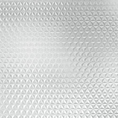 DecoHomeTextil Heimtextilmanufaktur Transparente Selbstklebende Folie Fensterfolie Klebefolie Glasfolie Sichtschutzfolie Dekorieren Basteln Schmücken - klebend - Steps 45 x 200 cm - 6 0337