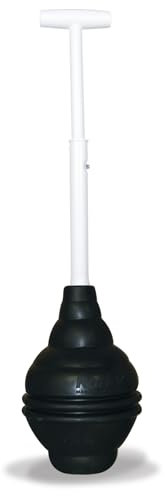 Korky 96-4AM BeehiveMAX WC-Kolben, Schwarz