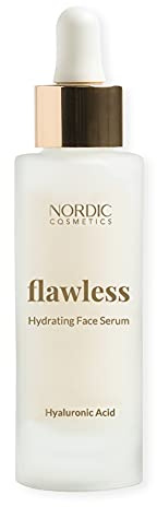 Veganes Gesichtsserum mit Hyaluronsäure für ein strahlendes Hautbild 30ml – Anti Aging Serum – Dermatologisch getestet mit Bestnote „SEHR GUT“ – Tierversuchsfreie Kosmetik – Nordic Cosmetic®
