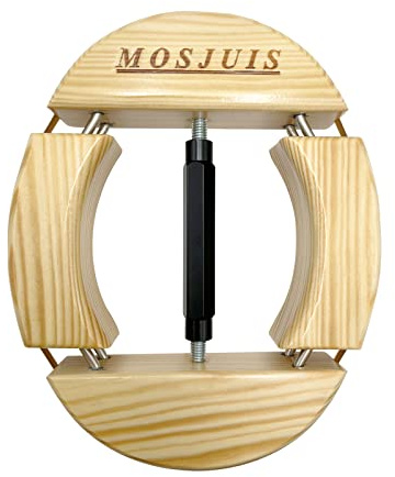 MOSJUIS Hat Stretcher 4 Way Upgraded Wooden Hat Shaper with Heavy Duty Adjustable Turnbuckle Fitted All Types of Hats, Neutral, L (MO-F004)
