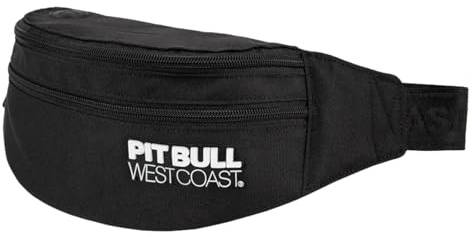 Pitbull - Bauchtasche Herren, Hüfttasche Herren TNT 3D, Herren Bauchtasche Sport, Gürteltasche, Bauchtaschen für Herren, Männer Bauchtasche, Hüfttasche Outdoor - Schwarz