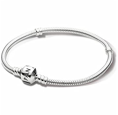 XJruixi Certificate 100% Original Sterling Silver Snake Chain Diy Charm Pandora Bracelet For Women Gift Silver Jewelry Lhb