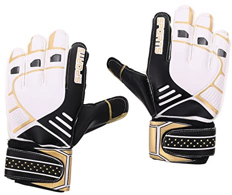 VANZACK Torwarthandschuhe Für Junge Mädchen Aus Latex Zum Fußballtraining Und Spiel Mit Daumenschutzhülle Gegen Abnutzung Bequeme Fußballhandschuhe Für Training