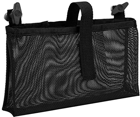 EIMSOAH Stockage D'Accessoires D'équipement de Bateau Marin en Nylon, Organisateur D'Accessoires de Sac de Maille de Stockage Noir, pour Accessoires D'organisateur de Pochette de