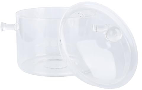 Garneck Stellar Saucepan Glass Cooking Pot Lid Instant Noodle Pot for Home Restaurant