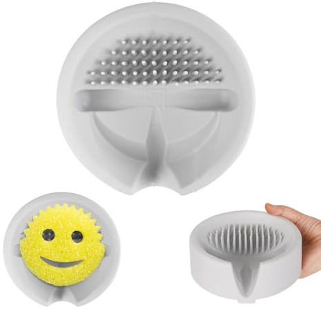 Cosmeria Kitchen Sponge Holder Made of Durable Silicone, Drain For Dry Sponges, Innovative Design, Ideal For Kitchen Tidying And Cleaning