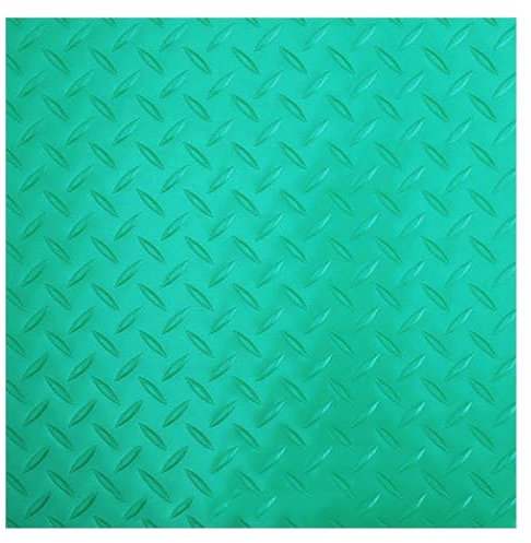 Rouleau de tapis de sol de garage robuste pour protection de voiture dans les ateliers et usines Vert 130 x 150 cm