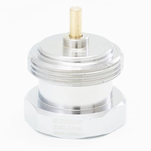 BLUMKRAFT - Adaptador de metal para radiadores ARMAL M24 x1.5 prototipo a M30 x 1.5 para termostato/cabeza termostática M30x1.5 macho