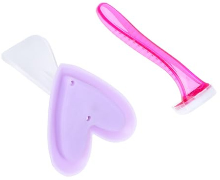 ERINGOGO Damenrasierer für Intimbereich mit Flexiblem Schaber und Abs Silikonmaterial Kleines und Kreatives Bikini Rasiermesser für Sanfte Haarentfernung Zufällige Farbe