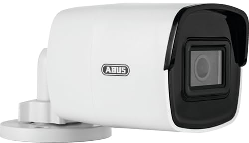 ABUS 8MPx IP PoE Mini-Tube-Kamera – 4K Überwachungskamera mit Objekterkennung - 40 m Nachtsicht - IP67 - 107 Grad Blickwinkel - für Innen und Außen microSD und Rekorder kompatibel | IP67-Gehäuse, 107° Blickwinkel, 2,8 mm Fixobjektiv – kompatibel mit microSD, Rekorder, NAS & ABUS Secvest