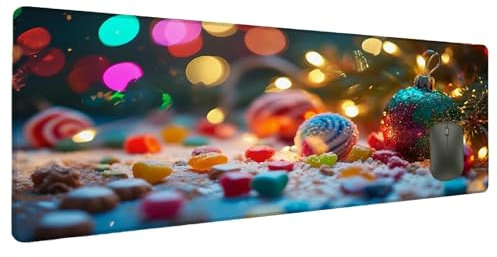 Mauspad XXL 800x300mm Farbe Mousepad Groß Schreibtischunterlage Traum, Gaming Mauspad Gadgets Schreibtisch Zubehör, Wasserdicht Mouse Pad rutschfeste Vernähte Kanten Verbessert Geschwindigkeit O-4