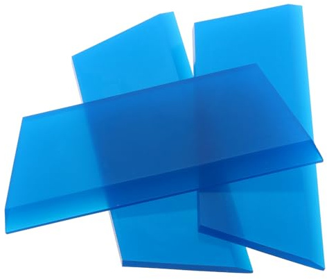 ROMISBABA 3 Pezzi Spatola Pellicola Vinile Auto in Materiale Tendine di Bue Strumento Professionale per Applicazione e Sostituzione Pellicole Adesive Interni e Vetri Blu