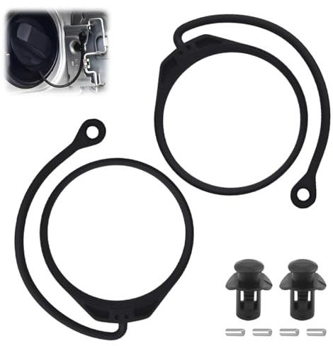 YUPZAR 2 pezzi Tappo benzina universale,Tappo Serbatoio Carburante Linea,Cavo del Tappi Serbatoio,Sostituzione Fune Tappo Serbatoio
