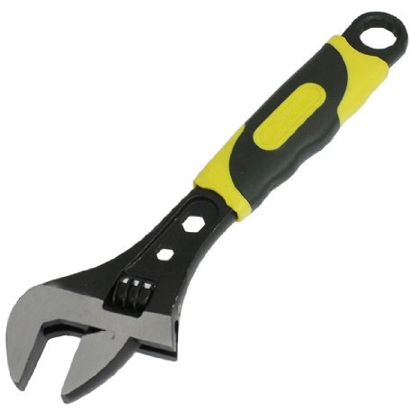 Aexit Strumento manuale 0-30mm Jaw regolabile chiave inglese giallo nero 8' ' ID: 520986