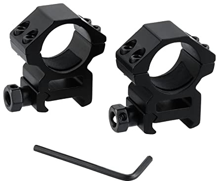 FOCUHUNTER Profile Bas Anneaux Scope - 25.4mm Anneaux de Montage Adaptateur avec 20mm Weaver/Picatinny Rail