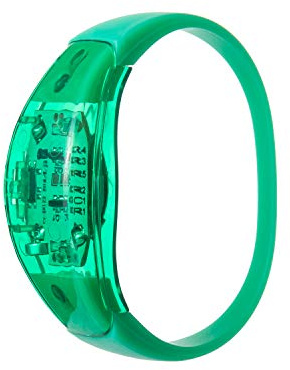 Ultra2 Grün Soundaktivierte LED-Armbänder Leuchtende Sprachsteuerung LED-Armband Blinkend für Erwachsene Party Männer Frauen Musik Rave-Zubehör LED-Armbänder Veranstaltungen im Dunkeln
