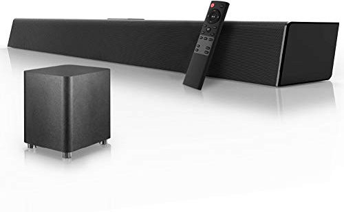 C- Sound Bar, 120 W Sistema Home Theater Soundbar Soundbar 2.1 TV Bluetooth Altoparlante Supporto AUX Ottico Coassiale Sound Bar Altoparlanti Subwoofer Per TV
