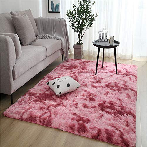MBUHJ Hochflor Teppich Wohnzimmerteppich Langflor, Hochflor Shaggy Langflor Teppich, Langflor Teppiche Modern,für Wohnzimmer Flauschig Schlafzimmer Bettvorleger Outdoor Carpet (B/2,140 x 200 cm)