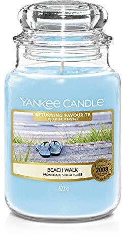 Yankee Candle Beach Walk Große Duftkerze im Glas (623 g)