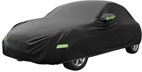 X AUTOHAUX Protective Car Cover for Volkswagen New Beetle (1998-2019) - Waterproof, UV-Resistant, and All-Weather Protection with Zipper