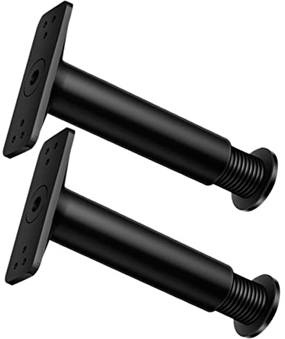 Homoyoyo Bettmittelstützfuß Verstellbar 15-25cm 2 Stück Möbelheber Für Bettgestell Zur Bettverstärkung Und Schutz Vor Durchhängen Im Schlafzimmer