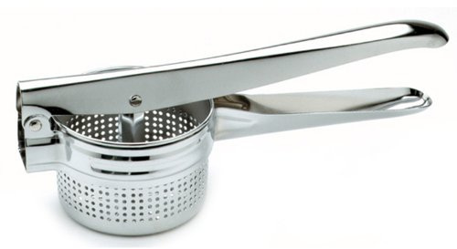 New Stainless Steel Hand Held Potato Ricer Masher Fruit Vegetable Juicer Puree