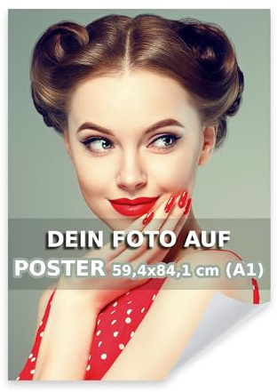 GP TONER Individuelle Poster-Drucke Premium Materialmit Wunschmotiv personalisiertes Foto zum Posterdruck Wandkunst Poster zu Hause Druck viele Größen Personalisierbares Geschenk 59,4x84,1cm